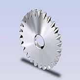 77 mm diameter wave form cutter.